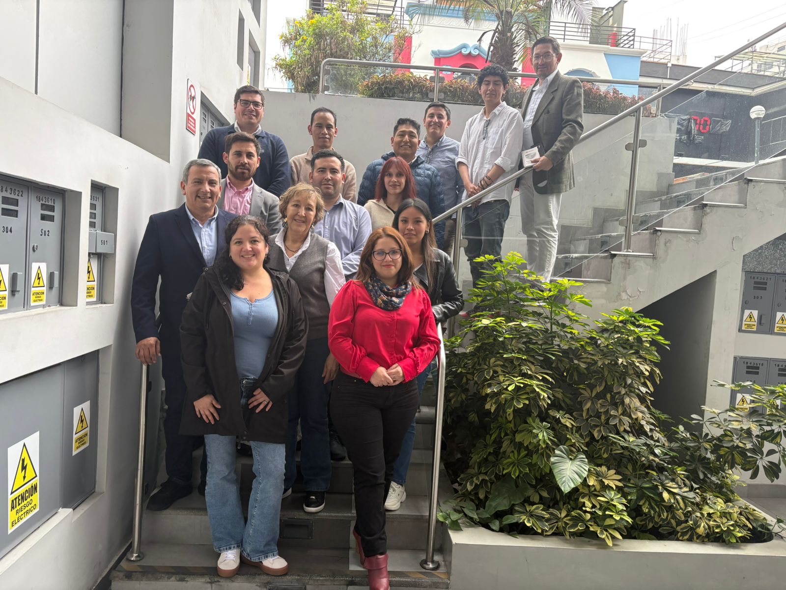 Equipo de Perú en taller motivacional